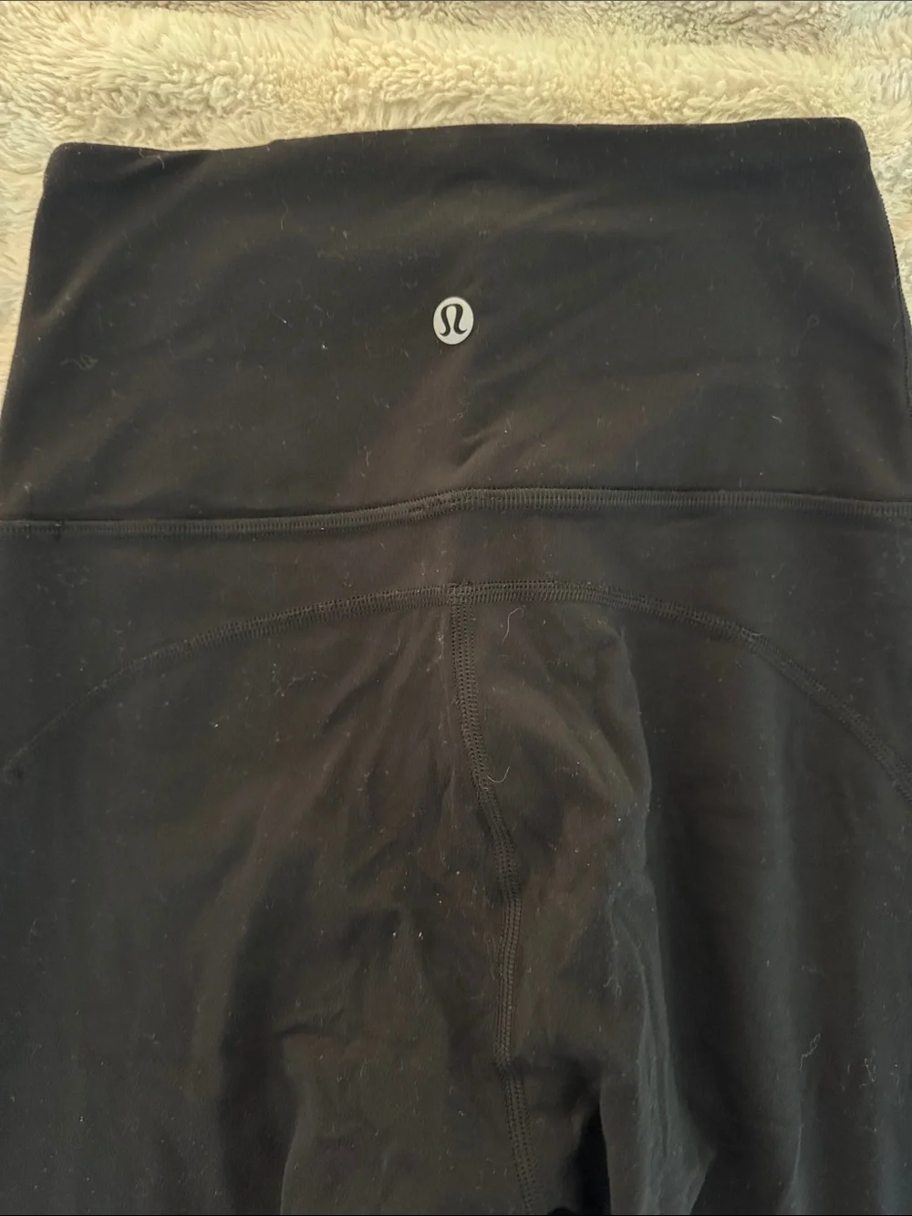 lululemon athletica Black High-Waist Flare Leggings